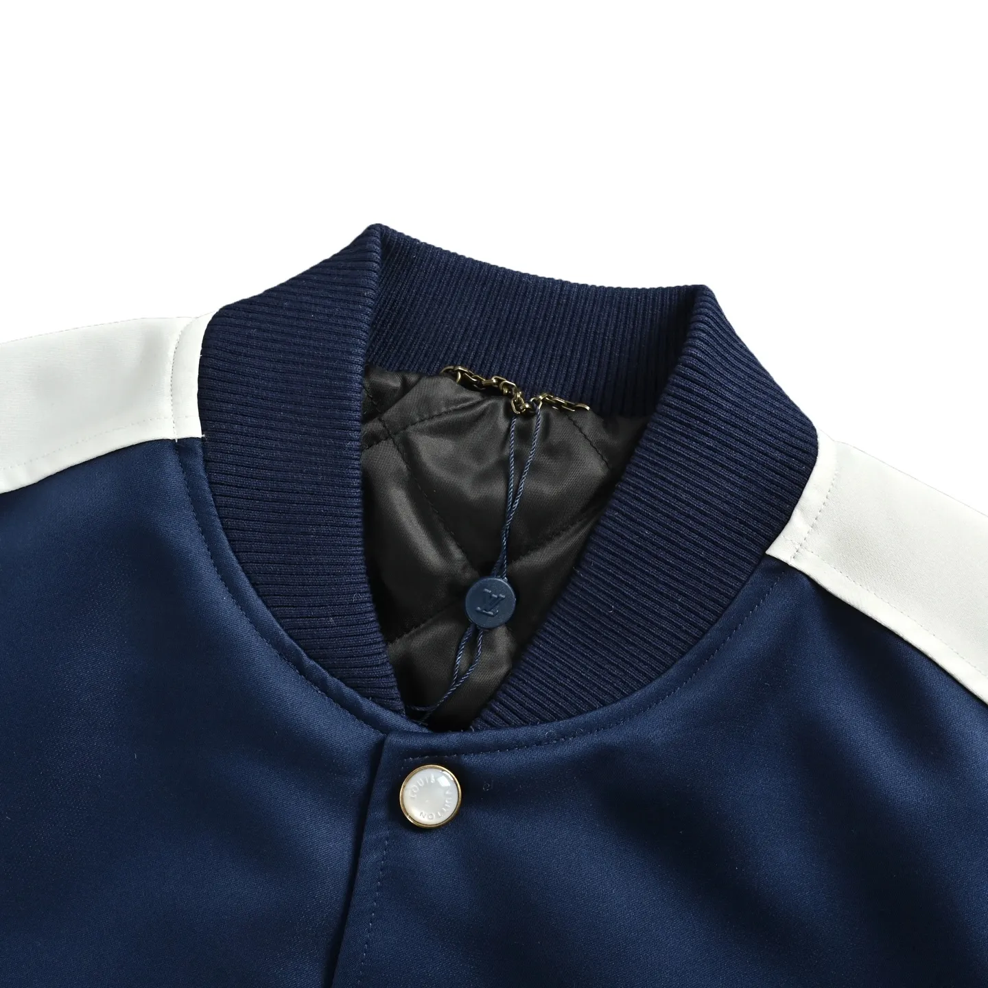 Louis Vuitton/Louis Vuitton horse embroidered cotton baseball jacket